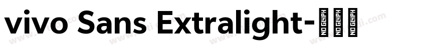 vivo Sans Extralight字体转换